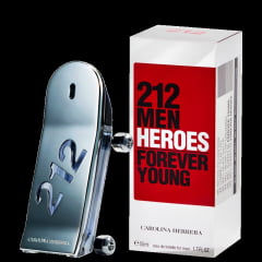 212 Men Heroes - Perfume Masculino - Eau de Toilette - Carolina Herrera- Disponível 50ml