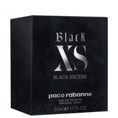 Black XS - Perfume Masculino - Eau de Toilette - Paco Rabanne - Disponível 50ml 